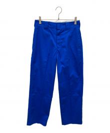 Dickies×UNDER R（ディッキーズ×アンダーアール）の古着「ワイドストレートチノパンツ」｜ブルー