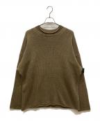 STONE ISLANDストーンアイランド）の古着「90’ｓコットンクルーネックニット」｜オリーブ