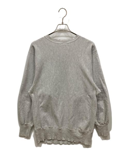 Champion REVERSE WEAVE（チャンピオン リバース ウィーブ）Champion REVERSE WEAVE (チャンピオン リバース ウィーブ) 90’ｓクルーネックスウェット グレー サイズ:XLの古着・服飾アイテム