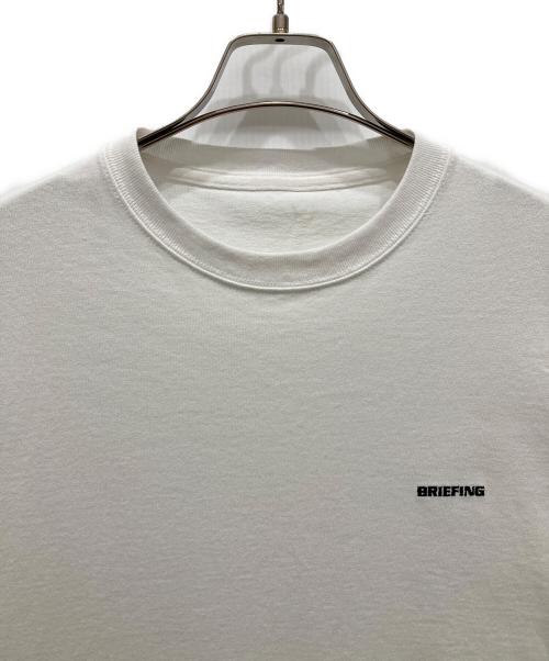 BRIEFING（ブリーフィング）BRIEFING (ブリーフィング) ロゴTシャツ ホワイト サイズ:Ⅼの古着・服飾アイテム