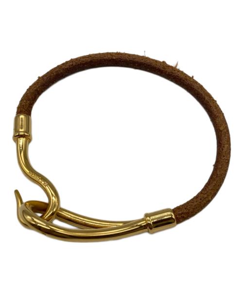 HERMES（エルメス）HERMES (エルメス) ジャンボレザーブレスレット ブラウンの古着・服飾アイテム