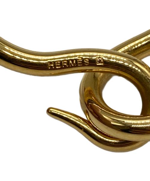 HERMES（エルメス）HERMES (エルメス) ジャンボレザーブレスレット ブラウンの古着・服飾アイテム