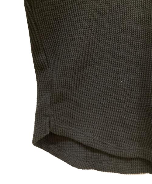 KEBOZ（ケボズ）KEBOZ (ケボズ) ヘンリーネックカットソー ブラック サイズ:Ⅼの古着・服飾アイテム