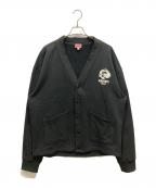 KENZOケンゾー）の古着「スウェットカーディガン」｜ブラック