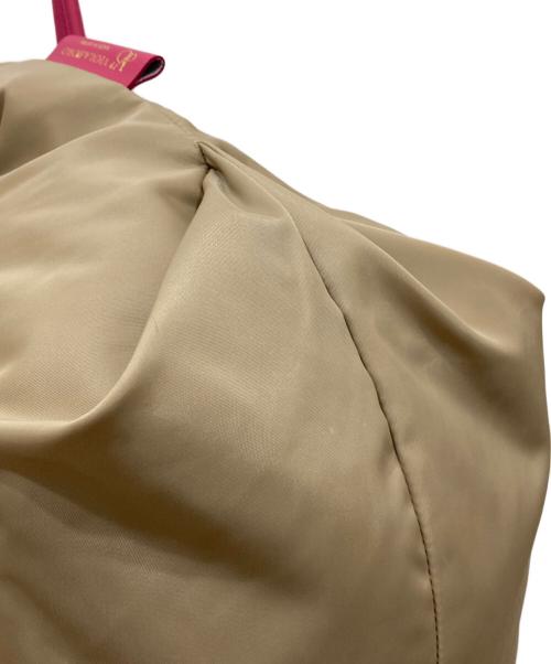 VIOLAd'ORO（ヴィオラドーロ）VIOLAd'ORO (ヴィオラドーロ) トートバッグ ベージュ×ピンクの古着・服飾アイテム