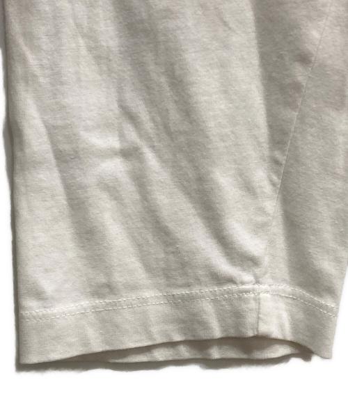 MM6 Maison Margiela（エムエムシックスメゾンマルジェラ）MM6 Maison Margiela (エムエムシックスメゾンマルジェラ) ロゴ オーバーサイズ ロングスリーブ T シャツ ホワイト サイズ:Ⅼの古着・服飾アイテム