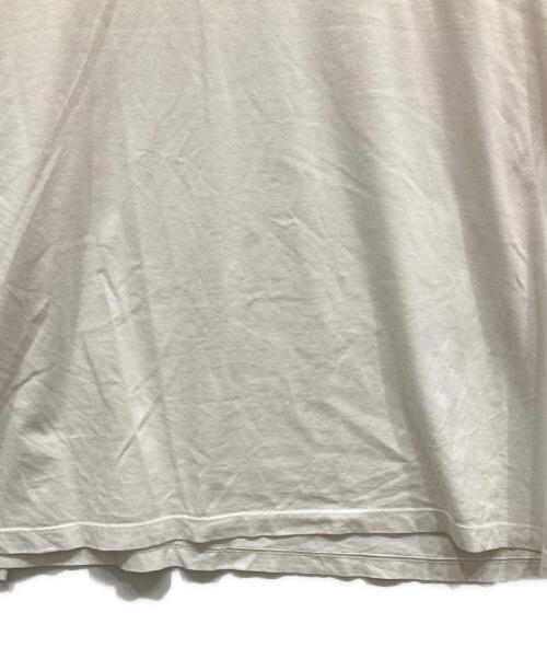 MM6 Maison Margiela（エムエムシックスメゾンマルジェラ）MM6 Maison Margiela (エムエムシックスメゾンマルジェラ) ロゴ オーバーサイズ ロングスリーブ T シャツ ホワイト サイズ:Ⅼの古着・服飾アイテム