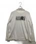 MM6 Maison Margiela（エムエムシックスメゾンマルジェラ）の古着「ロゴ オーバーサイズ ロングスリーブ T シャツ」｜ホワイト