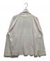 MM6 Maison Margiela (エムエムシックスメゾンマルジェラ) ロゴ オーバーサイズ ロングスリーブ T シャツ ホワイト サイズ:Ⅼ：16000円