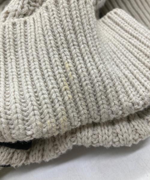 MAISON SPECIAL（メゾンスペシャル）MAISON SPECIAL (メゾンスペシャル) 鬼ワッフルクレイジーステッチプライムオーバーVネックカーディガン ベージュ サイズ:2の古着・服飾アイテム