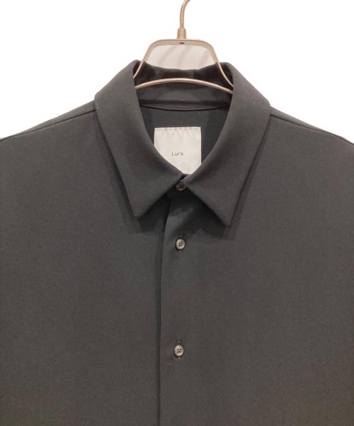 Lui's（ルイス）Lui's (ルイス) サイドスリットビッグシルエットシャツコート ブラック サイズ:freeの古着・服飾アイテム