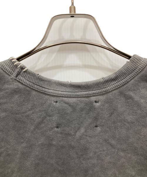 MAISON SPECIAL（メゾンスペシャル）MAISON SPECIAL (メゾンスペシャル) Heavy-Weight Sweat Embroidery Damage Over-Dye Crew Neck Pullover グレー サイズ:SIZE 2の古着・服飾アイテム