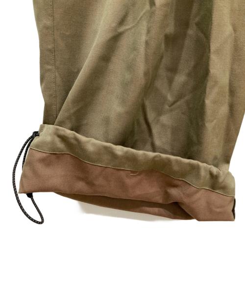 MAISON SPECIAL（メゾンスペシャル）MAISON SPECIAL (メゾンスペシャル) Prime-Wide Wool Chambray Cargo Pants ブラウン サイズ:1の古着・服飾アイテム