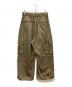 MAISON SPECIAL (メゾンスペシャル) Prime-Wide Wool Chambray Cargo Pants ブラウン サイズ:1：6000円