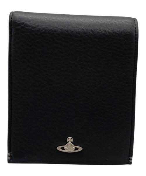 Vivienne Westwood（ヴィヴィアンウエストウッド）Vivienne Westwood (ヴィヴィアンウエストウッド) 2つ折り財布 ブラックの古着・服飾アイテム
