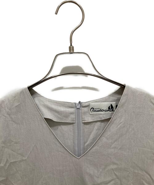 BEAUDOUIN（ボードワン）BEAUDOUIN (ボードワン) ブラウスワンピース グレーの古着・服飾アイテム