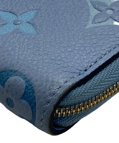LOUIS VUITTON（ルイ ヴィトン）LOUIS VUITTON (ルイ ヴィトン) コインケース　モノグラム・アンプラント　ジッピーコインパース ブルーの古着・服飾アイテム