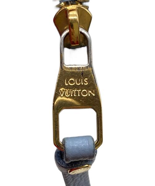 LOUIS VUITTON（ルイ ヴィトン）LOUIS VUITTON (ルイ ヴィトン) コインケース　モノグラム・アンプラント　ジッピーコインパース ブルーの古着・服飾アイテム
