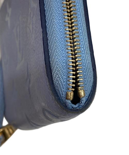 LOUIS VUITTON（ルイ ヴィトン）LOUIS VUITTON (ルイ ヴィトン) コインケース　モノグラム・アンプラント　ジッピーコインパース ブルーの古着・服飾アイテム