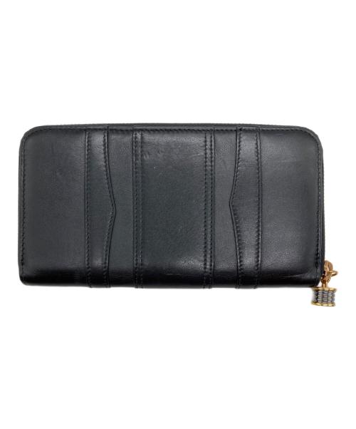 BVLGARI（ブルガリ）BVLGARI (ブルガリ) B-ZERO1 ラウンドファスナーウォレット ブラックの古着・服飾アイテム