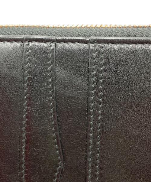 BVLGARI（ブルガリ）BVLGARI (ブルガリ) B-ZERO1 ラウンドファスナーウォレット ブラックの古着・服飾アイテム