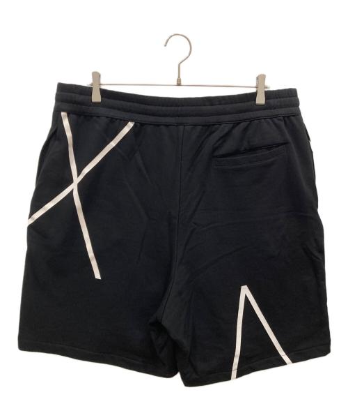 ARMANI EXCHANGE（アルマーニ エクスチェンジ）ARMANI EXCHANGE (アルマーニ エクスチェンジ) スウェットハーフパンツ ブラック サイズ:XL 未使用品の古着・服飾アイテム