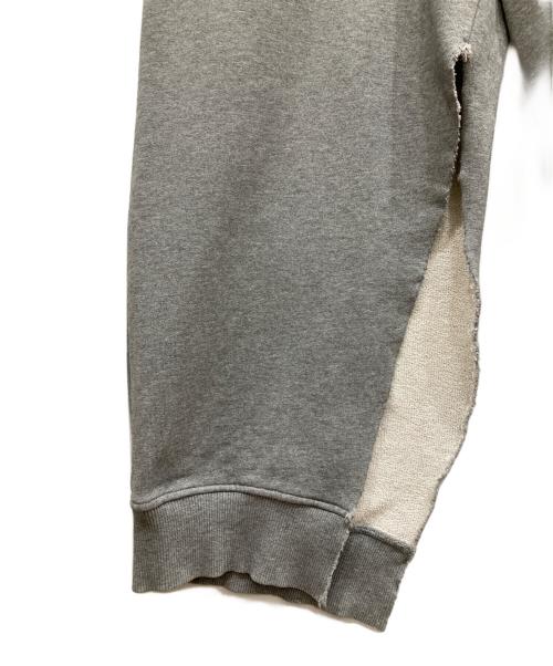 MM6 Maison Margiela（エムエムシックスメゾンマルジェラ）MM6 Maison Margiela (エムエムシックスメゾンマルジェラ) Text Graphic Split Lounge Pants グレー サイズ:Mの古着・服飾アイテム