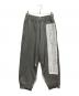 MM6 Maison Margiela（エムエムシックスメゾンマルジェラ）の古着「Text Graphic Split Lounge Pants」｜グレー