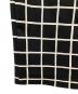 中古・古着 marimekko (マリメッコ) 半袖チェックワンピース ブラック サイズ:34 未使用品：6000円