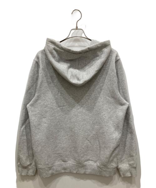 stussy（ステューシー）stussy (ステューシー) ロゴ刺繍パーカー グレー サイズ:Mの古着・服飾アイテム