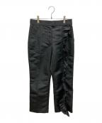 MSGMエムエスジーエム）の古着「フリルパンツ」｜ブラック
