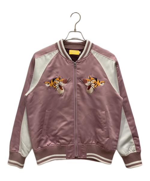 Disney RESORT（ディズニーリゾート）Disney RESORT (ディズニーリゾート) スカジャン ピンク サイズ:Sの古着・服飾アイテム