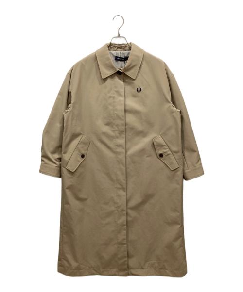 FRED PERRY（フレッドペリー）FRED PERRY (フレッドペリー) オーバーステンカラーコート ベージュ サイズ:34の古着・服飾アイテム