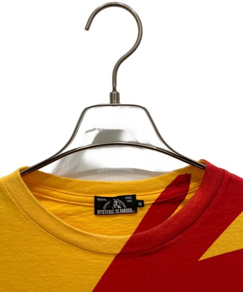 Hysteric Glamour（ヒステリックグラマー）Hysteric Glamour (ヒステリックグラマー) BOSS GIRL Tシャツ イエロー×レッド サイズ:Ⅿの古着・服飾アイテム