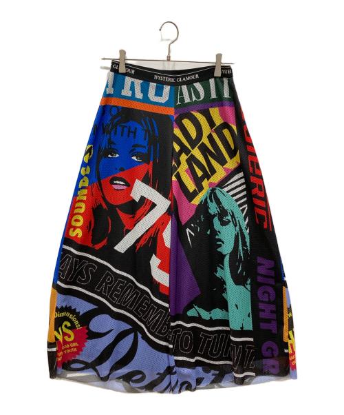 Hysteric Glamour（ヒステリックグラマー）Hysteric Glamour (ヒステリックグラマー) SUPER SONIC柄 フレアパンツ マルチカラー サイズ:freeの古着・服飾アイテム