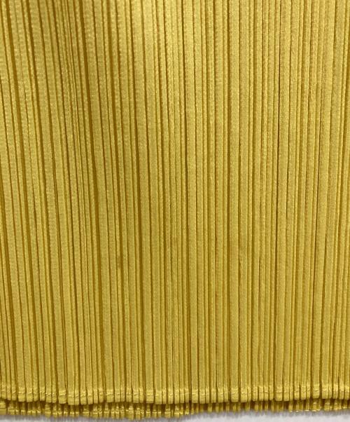 ISSEY MIYAKE（イッセイミヤケ）ISSEY MIYAKE (イッセイミヤケ) プリーツスカート イエロー サイズ:Sの古着・服飾アイテム