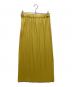 ISSEY MIYAKE (イッセイミヤケ) プリーツスカート イエロー サイズ:S：6000円