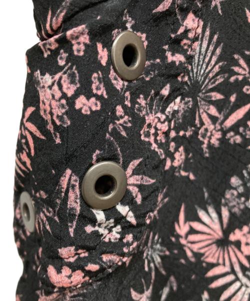 DIESEL（ディーゼル）DIESEL (ディーゼル) レーヨンシャツワンピース ブラック×ピンク サイズ:SIZE XXSの古着・服飾アイテム