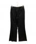 LAD MUSICIAN (ラッドミュージシャン) SLIM FLARE SLACKS ブラック サイズ:44：5000円
