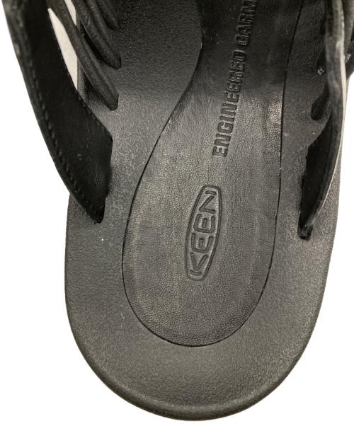 KEEN（キーン）KEEN (キーン) Engineered Garments (エンジニアードガーメンツ) UNEEK PREMIUM LEATHER SLIDE ブラック サイズ:SIZE 26.5cmの古着・服飾アイテム