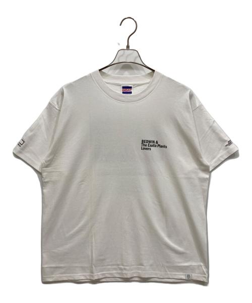 BEDWIN &THE HEARTBREAKERS（ベドウィンアンドザ ハートブレイカーズ）BEDWIN &THE HEARTBREAKERS (ベドウィンアンドザ ハートブレイカーズ) プリントTシャツ ホワイト サイズ:2の古着・服飾アイテム
