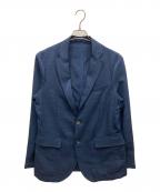 CROWDED CLOSETクラウデッドクローゼット）の古着「スラブツイルテーラードジャケット」｜ネイビー