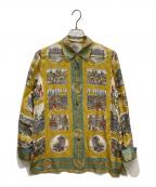 Burberry'sバーバリー）の古着「シルクシャツ」｜イエロー