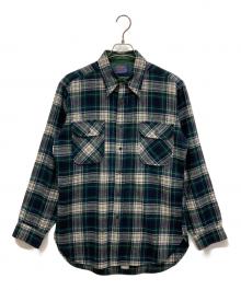 PENDLETON（ペンドルトン）の古着「チェックネルシャツ」｜グリーン