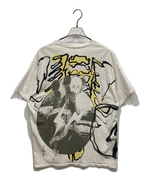 KAWS（カウズ）KAWS (カウズ) Cactus Jack (カクタス・ジャック) Fragment Tee ホワイト サイズ:Ⅼの古着・服飾アイテム