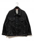 Acne studiosアクネ ストゥディオス）の古着「ブラック オーバーサイズ デニムジャケット」｜ブラック