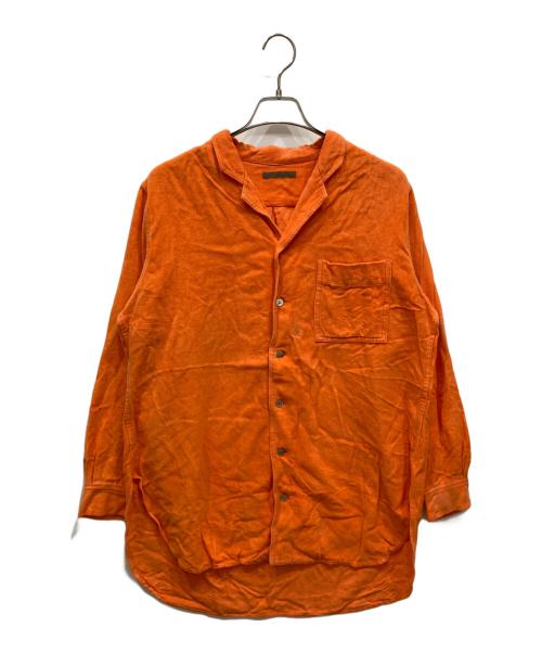 Y's（ワイズ）Y's (ワイズ) 80’sオープンカラービッグシャツ オレンジ サイズ:-の古着・服飾アイテム
