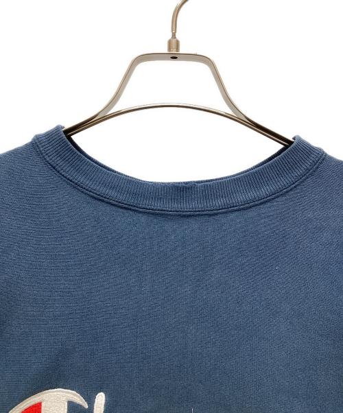 Champion REVERSE WEAVE（チャンピオン リバース ウィーブ）Champion REVERSE WEAVE (チャンピオン リバース ウィーブ) 90’ｓクルーネックスウェット ネイビー サイズ:SIZE Mの古着・服飾アイテム