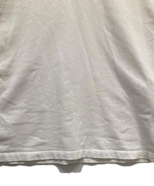 MONCLER（モンクレール）MONCLER (モンクレール) サイドロゴVネックTシャツ ホワイト サイズ:Ⅼの古着・服飾アイテム