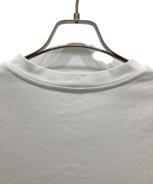 MONCLER（モンクレール）MONCLER (モンクレール) サイドロゴVネックTシャツ ホワイト サイズ:Ⅼの古着・服飾アイテム